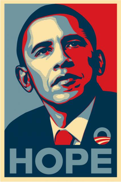 barack obama poster hope. Excited About Barack Obama
